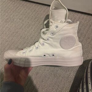 Converse All-Star White Canvas High-Tops